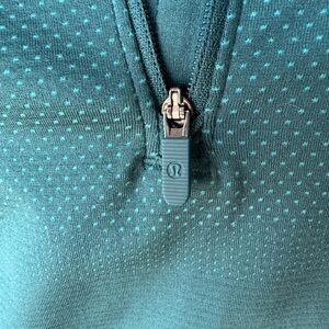 Lululemon Swiftly relaxed half zip green jasper